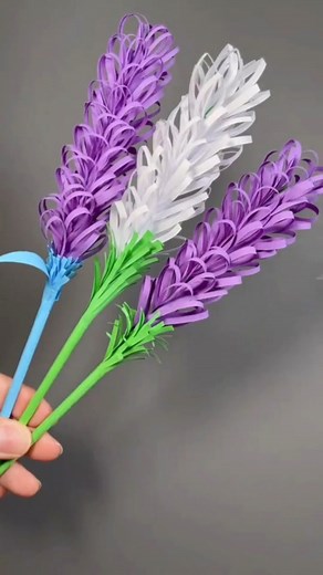 DIY Lavender Bouquet#creative #diy #handmade #creativehandmade #decoration #diyideas #easydiys #papercut