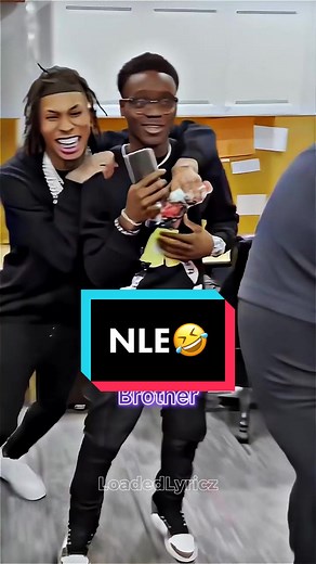 NLE Choppa’s Bodyguard Is Huge🤣 #nlechoppa #funny #rap #music #foryou #loadedlyricz