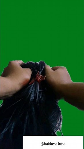 Oiled long hair pulling extreme by man!