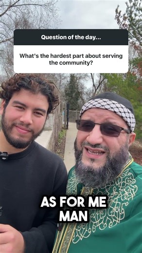 Hardest part about serving community? #Islam #community #mentalhealth #support #shaykh