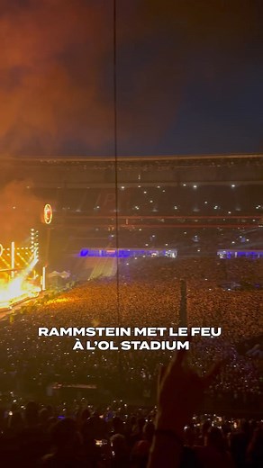 Le concert de Rammstein à Lyon, à l’OL Stadium, c’était littéralement le feu 🔥 #RadioSCOOP #rammstein #concert #lyon #olstadium #groupamastadium #show #feu | Radio SCOOP Lyon