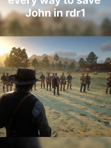 ‏every way to save rdr1 ending #rdr1 #gaming #reddeadredemtionclips | red dead redemption 1