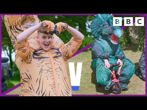 Dinosaur Day Challenge! 🦖 with Adam B and Joe Tasker | Bro's in Control | CBBC