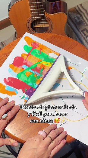 Técnica de pintura fácil y divertida para niños