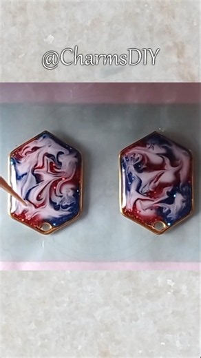 Tutorial Alert: DIY UV RESIN EARRINGS | HOW TO MAKE AN UV RESIN JEWELRY? #shorts
