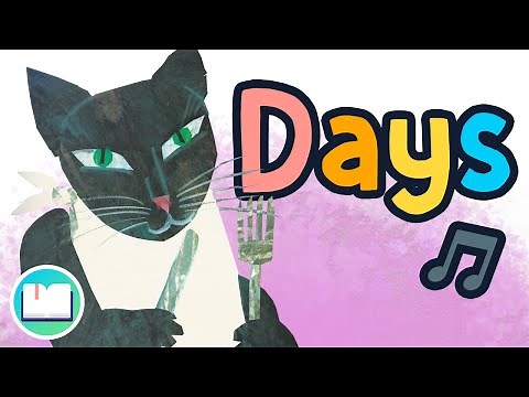 😸 🎶Today is Monday by Eric Carle | Animated Musical Read Aloud for Kids! | Learn Days of the Week 😻