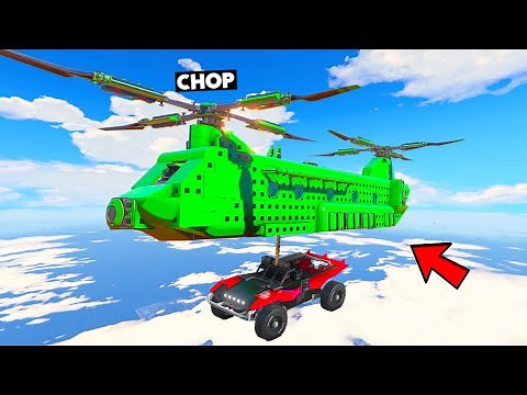BUILDING A SUPER POWERFUL CAR LIFTING HELICOPTER IN TRAILMAKERS