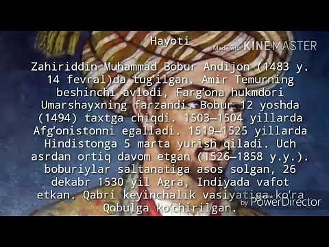 Zahiriddin Muhammad Bobur