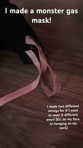 Made a monster gas mask! #monster #alternative #grunge