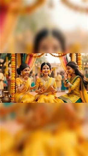 Barbie wedding series part-1💛☘️ haldi ceremony