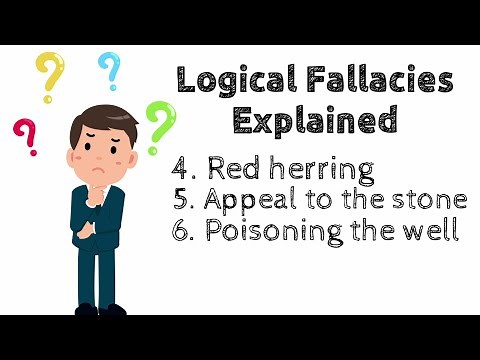 Logical Fallacies Explained - Red Herring, Appeal to the Stone, and Poisoning the Well