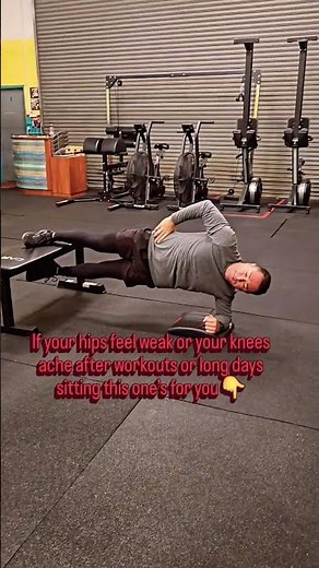 If you’ve got weak hips or knee pain this plank is a game changer 👇Copenhagen plank