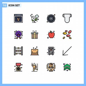 Download Stock Vector Icon Pack of 16 Line Signs and Symbols for character diapers leaf briefs video Editable Creative Vector Design Elements for free