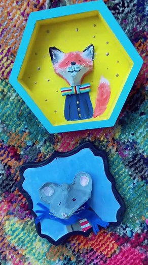 I get asked about these egg carton animals on my wall all the time. This video is like 2 years old but these are still some of my favorite things ive made! #eggcartonanimal #crafty #animalcrafts