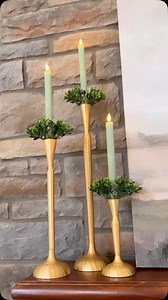 Did you know automatic timer candles come in different shapes and sizes? I LOVE these candle sticks that have a remote and a timer! What are your favorite candles? | Elegant Living