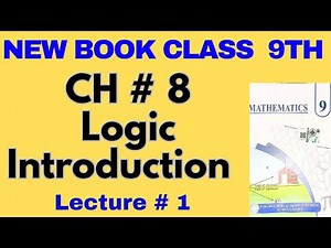 Class 9 Math | new book 2025| Chapter 8 Logic | Introduction + topic 8.1 Statement