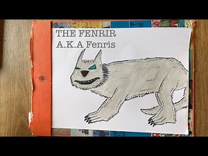 Drawing with Juni #133: How to draw The Fenrir | Norse Mythology