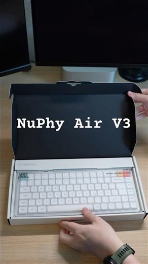 Nuphy Air75 V3 - Die beste Mac Tastatur? #coding #mac #desksetup #tech #unboxing #keyboard #nuphy