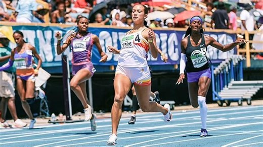 WATCH: Olivia Pace Sets A New AAU 100 Meter National Record