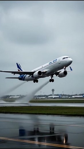 Flight takes off from runway #indigo #flight #runway #aeroplane ##skyview