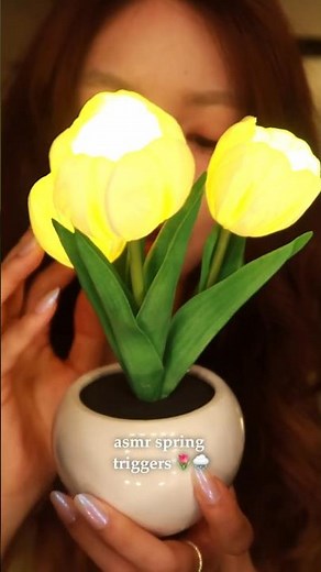 soft spring triggers 💐☔👗 #asmr #asmrwhisper #asmrtriggers
