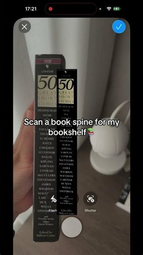 How to scan a book spine in Bookology #booklover #booktube #booktok #bookshelf