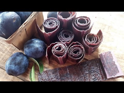 Plum Fruit Leather Recipe (Homemade Fruit Roll Ups!)