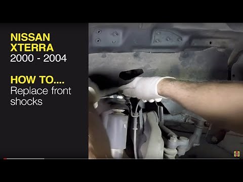 Replace the front shocks on a Nissan Xterra (00-04), Pathfinder (96-04) or Frontier pick-up (98-04)