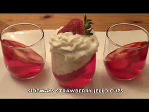 Strawberry Jello Cups Recipe