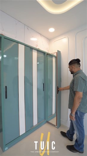 17K views · 94 reactions | "✨ Sleek, stylish, and smart! Presenting a hidden dressing unit seamlessly integrated into the wardrobe – the perfect solution for saving space without compromising on luxury. Functional design at its finest!  #TheUrbanInteriorCompany #WardrobeDesign #HiddenDressingUnit #SpaceSavingDesign #LuxuryInteriors #InteriorInnovation #SmartStorage" | The Urban Interior Company | Facebook