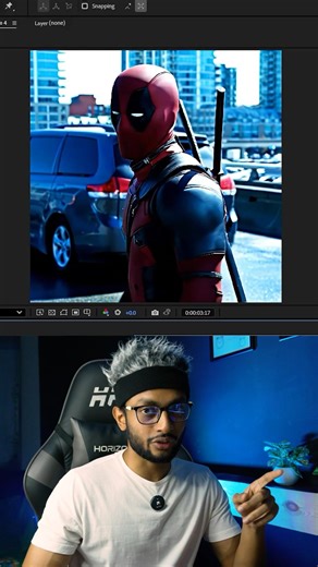 Make the easiest camera flash transition in After effect