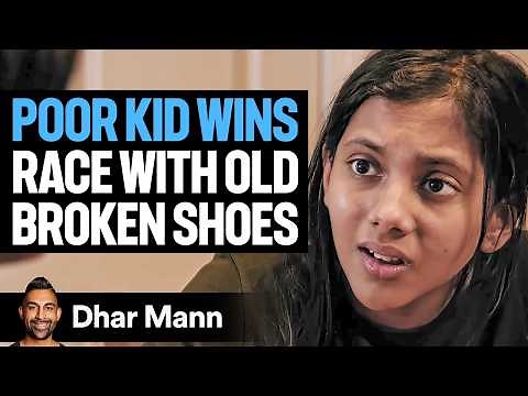 Poor Kid WINS Race With Old BROKEN Shoes | Dhar Mann Studios