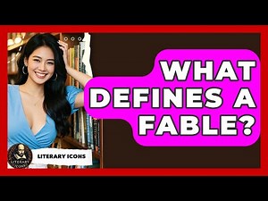 What Defines A Fable? - Literary Icons