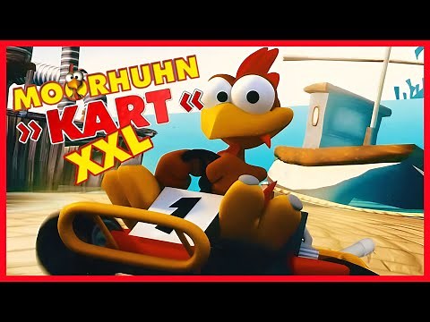 Moorhuhn Kart XXL FULL GAME Longplay / Crazy Chicken Kart XXL (PC)