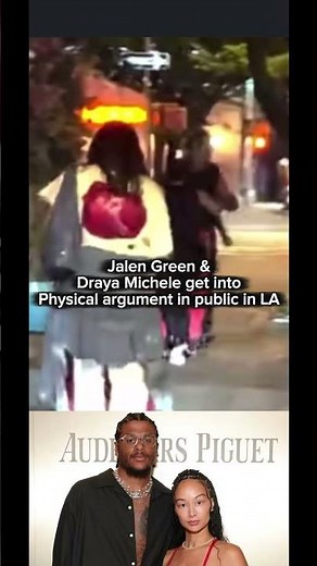 Jalen Green and his older girlfriend, Draya Michelle get in a heated dispute in public