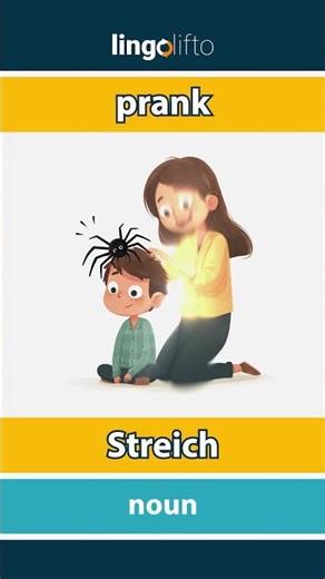 🇬🇧🇩🇪 prank - Streich : learn English : Lernen wir Englisch : vocabulary builder