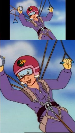 Ms. Frizzle Rides a Paraglider | The Magic School Bus #shorts #youtubeshorts