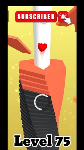 Level 75 Stack Ball ✅ #shortsvideo #gaming #stackball #aalsigaming #youtubeshorts