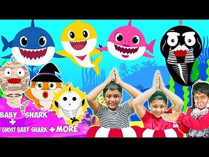 Baby Shark Dance | +Compilation | Ghost Shark | Zombie Baby Shark #babyshark | Billion Kiddo