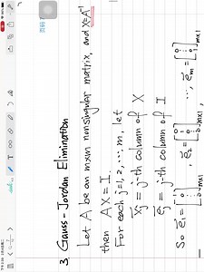 7.8 Inverse of a Matrix and Gauss-Jordan Elimination