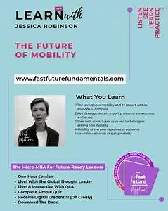11/12. The Future of Mobility with Jessica Robinson