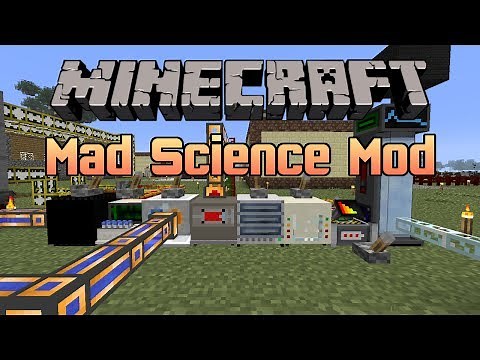 Minecraft - Mad Science Mod | DNA, Testificate Power & More!