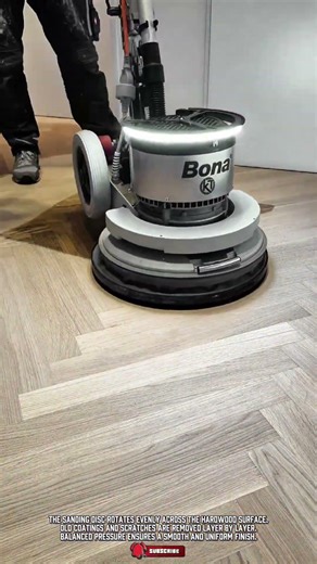 Advanced Rotating Disc Sanding Tool for Removing Old Coatings on Hardwood Floors