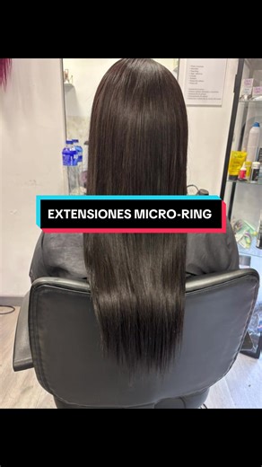 Reinstalación de extensiones en técnica micro-ring 😍😍 para la mejor @mariaagallaardo #extensionesdecabello #hairbycle #cabellohumano #hairtransformation