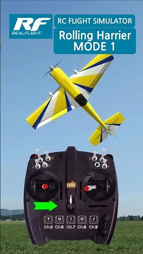 Rolling Harrier (MODE 1) Realflight Evolution