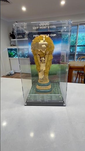 LEGO World Cup Trophy Display Setup #satisfying #lego