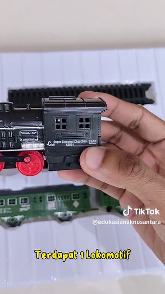 Mainan Kereta Api Rail King: Lokomotif dan Gerbong