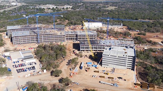 New Apple campus construction in northwest Austin coming together