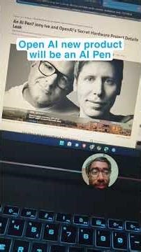 Open AI 3 new product will be launched by 2027, it contains a pen, an audio device #openai #technews