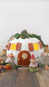 114K views · 852 reactions | Pumpkin Fairy House - this craft is so much fun for fall.  Full tutorial and source list is linked in the comments. #fallcrafts #diycrafts #pumpkincrafts #pumpkincarving | The Craft Patch | Facebook